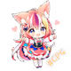 ちびキャラ制作記念NFT -【Colorful pop Paw Girls】