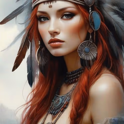Red Native Beautiful