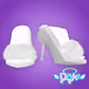 RGB Fluffy Heels