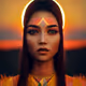 AI Portrait N3  Sunset Goddess V3