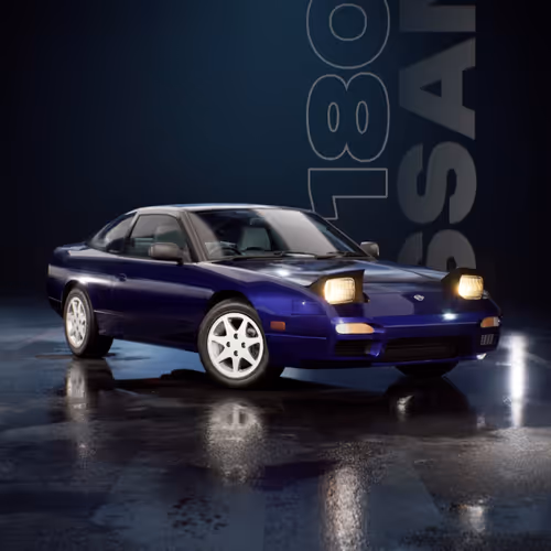 Nissan 180sx SR20 - Starfire Blue