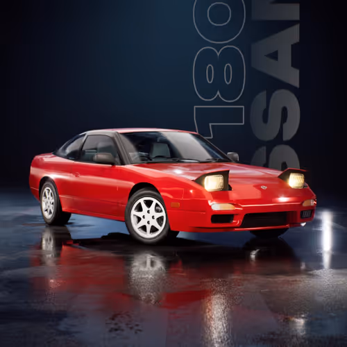 Nissan 180sx SR20 - Super Red