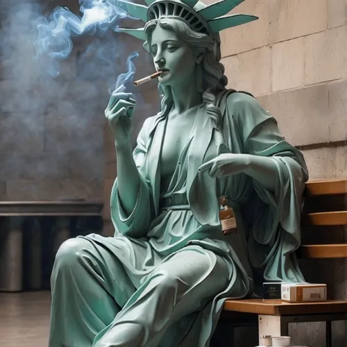 Animated Liberty Cigarette