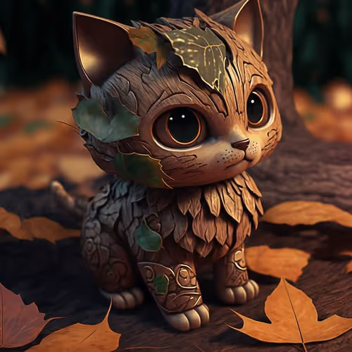 NFT Wooden Cat