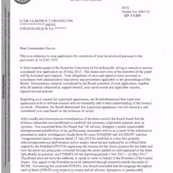 pg 547 third congressional inquiry dtd 8may2018 BCNR panel disposition ltr (Leaders Lost Series Volume 1 Book 1)