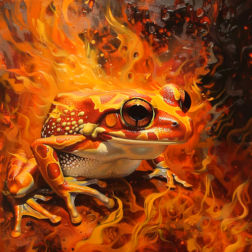Flame Frog