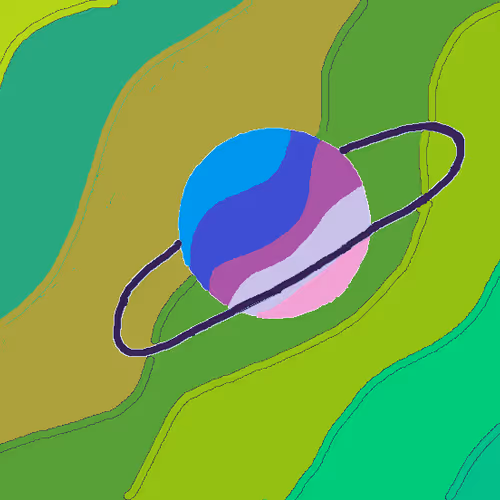 colored planet