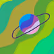 colored planet