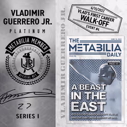 Vlad Jr. #4: First Career Walkoff - Platinum
