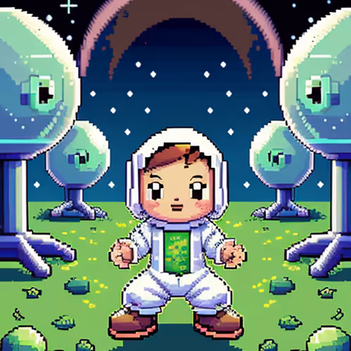 pixel baby alien club