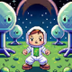 pixel baby alien club