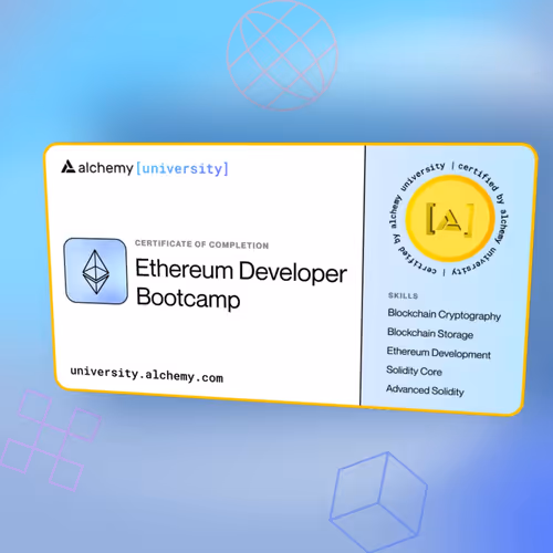 Alchemy Certified Ethereum Developer