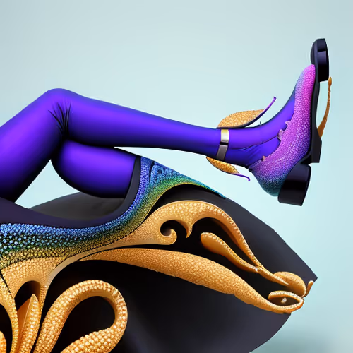 Fractal Aliens Heels