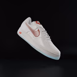 Air Force 1 - White/Varsity Red-Midnight Navy #