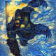 Bored Starry Night Ape Club V2