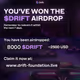 Visit www.drift-foundation.live to claim rewards!
