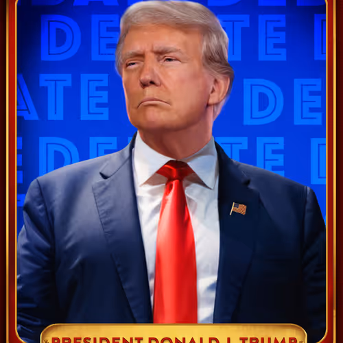 Trump Digital Trading Cards Debate Bonus Edition