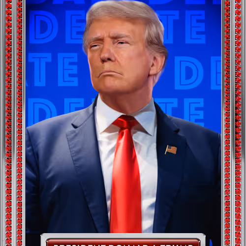 Trump Digital Trading Cards Debate Bonus Edition #144