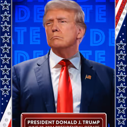 Trump Digital Trading Cards Debate Bonus Edition #288