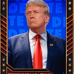 Trump Digital Trading Cards Debate Bonus Edition #62