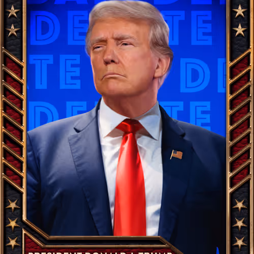 Trump Digital Trading Cards Debate Bonus Edition #77