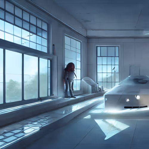 Inside a modern house