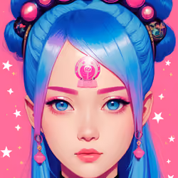 Pink Hair Cosmic Girl 6