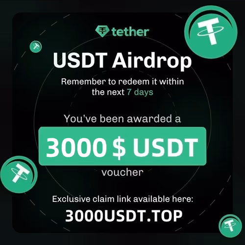 $3000 USDT Airdrop🎁