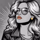 Lady love popart