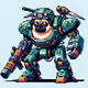 Armored pug # 21