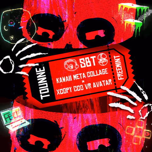 Kawaii Meta Collage Badge Sbt