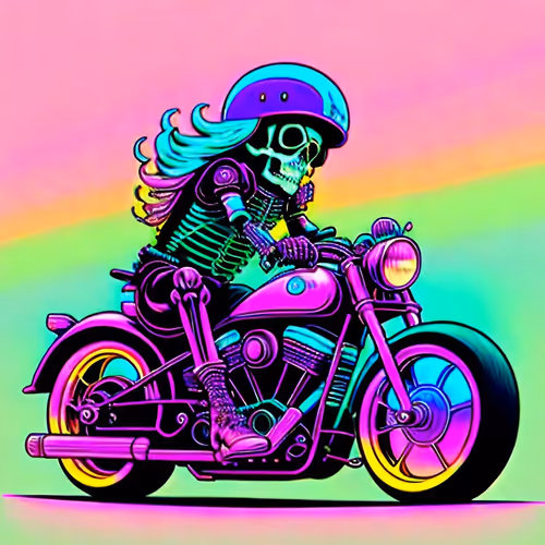 Super Royal Chopper Skeletons