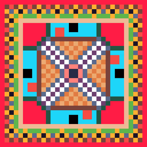 Persian Pixel Carpet