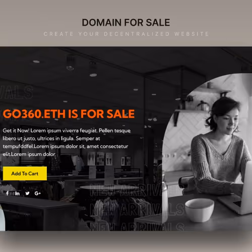 Emall Domain for sale template