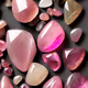Tourmaline, Pink with Quartz Stones - MOBILE WALLPAPER