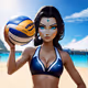 Beach volleyball womens