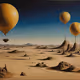  balloon and desert BD009