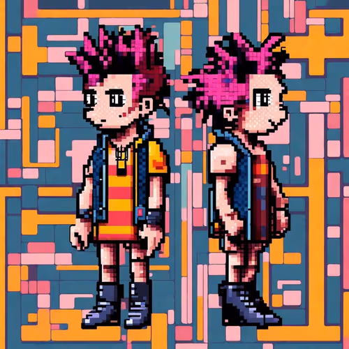 Cryptic 32 Bit Pixels