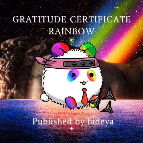GratitudeCertificateByHideya