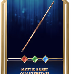 Mystic Burst Quarterstaff