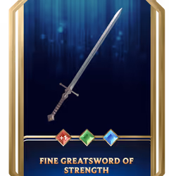 Fine Greatsword of Strength