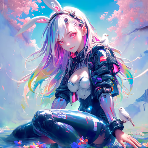 Cyber Bunniez - Unique Spring Bloom