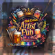 Membership card for the Old Crown Artist Pub