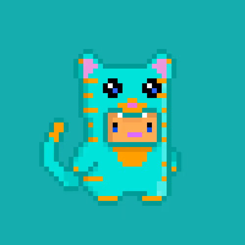 Logotipo de Pixel Chibis Nft