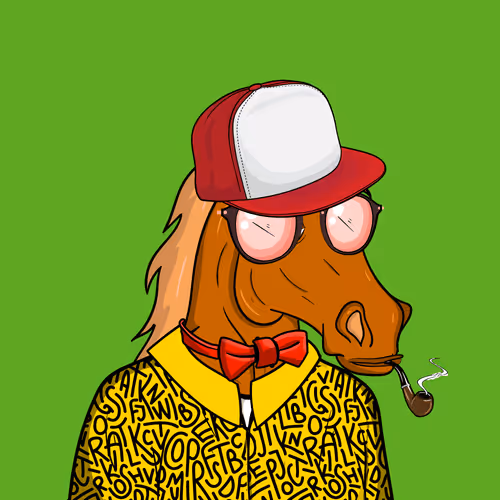 Bored Horses Punk Edition Yacht Club by Langguth Arts