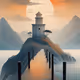 Contemporary Minimalistic AI Art