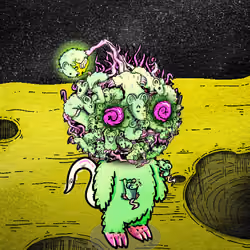 Cheese Moon Monster #84
