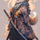 Shiba Samurai Anthropomorphic Animal