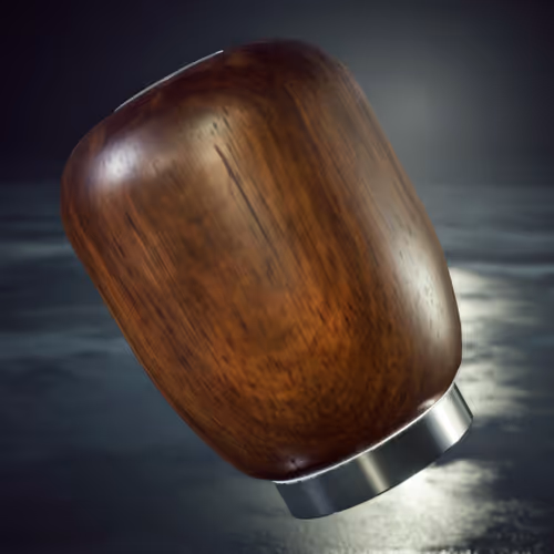 TM Mishimoto Steel Core Wood Shift Knob