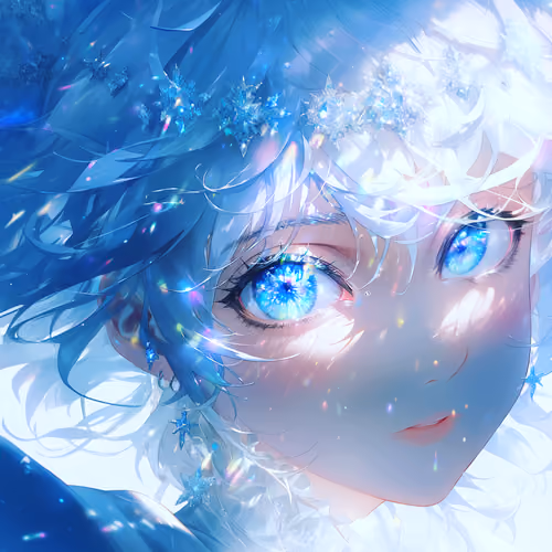 Shining eyes LightBlue #1